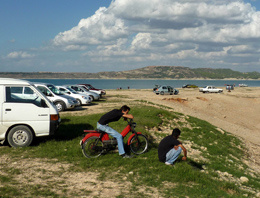 Sevgi Adası'nın yolu araçlara açıldı