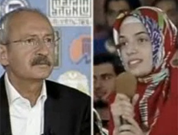 Kılıçdaroğlu'nu şoke eden türbanlı!