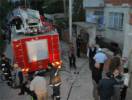 Vezirköprü'de korkutan yangın